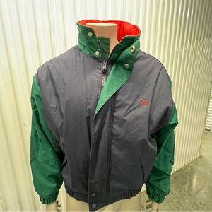 Bugle Boy Company Outerwear Jacket Fleece lined 90s Preppy Retro Vintage